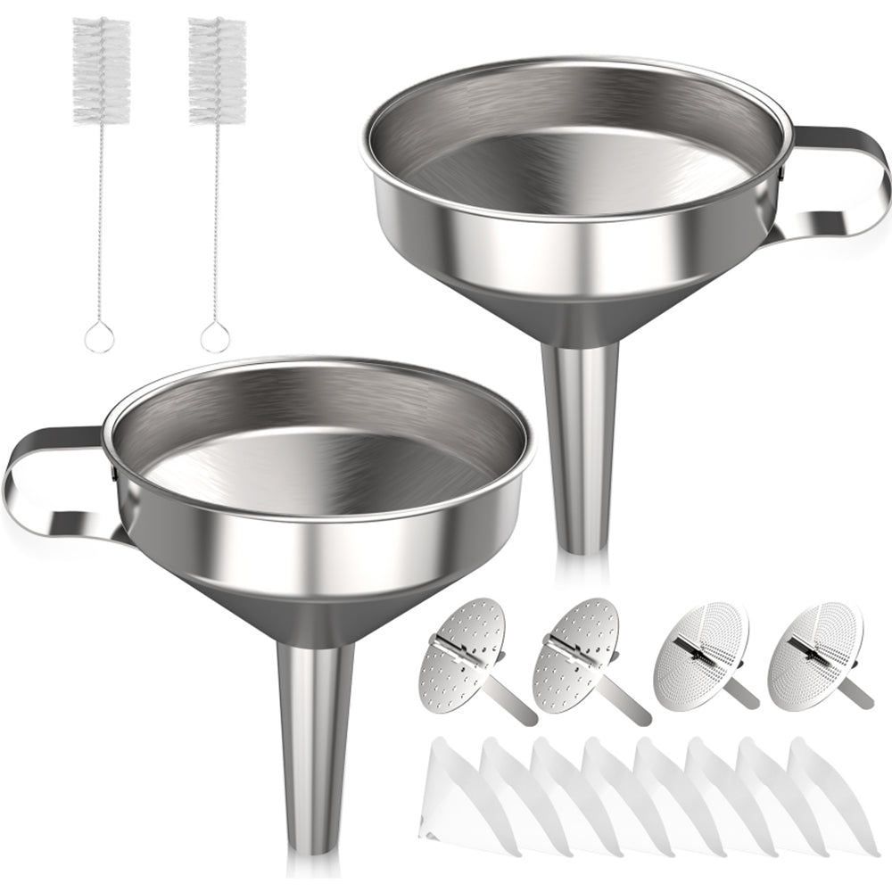 304 Stainless Steel Funnel Set, for Photosensitive Resin Loading and Unloading Main image