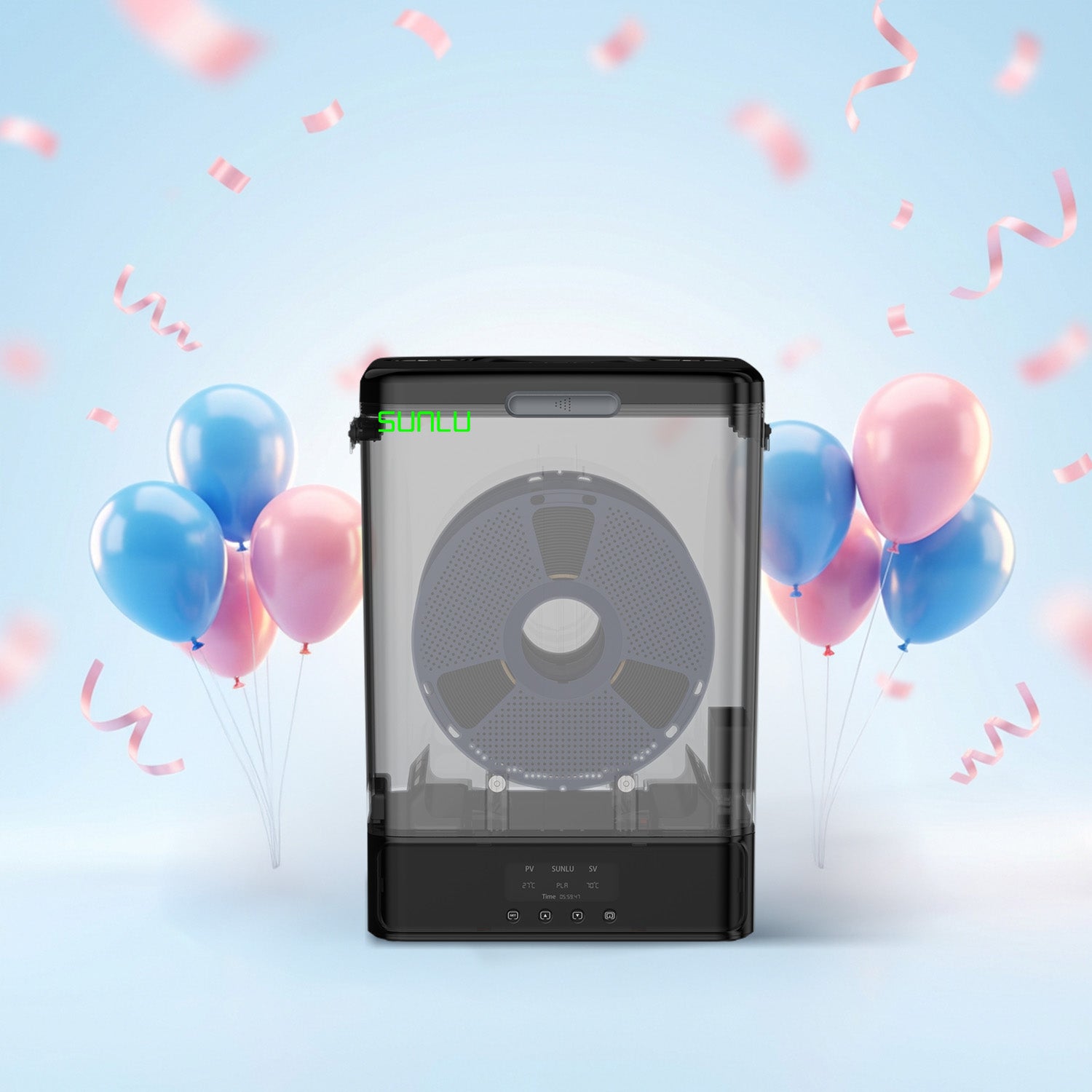 FilaDryer SP2, 2-in-1 Filament Dryer Combine with Storage Box, Compatible with spool size 1kg×2 or 2kg×1 or 3kg×1 Main image