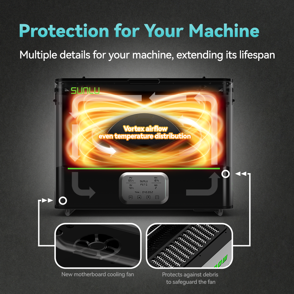 FilaDryer E2, Up to 110℃, Professional Drying and Annealing, Born for Engineering 3D Printing Filaments