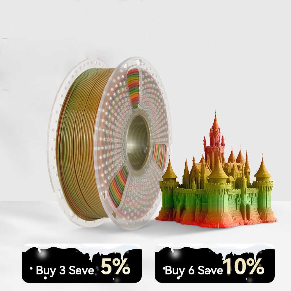 PETG Rainbow Filament 3D Printer Filament 1KG Main image