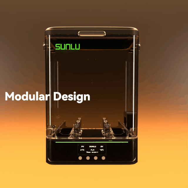 FilaDryer SP2, 2-in-1 Filament Dryer Combine with Storage Box, Compatible with spool size 1kg×2 or 2kg×1 or 3kg×1 Secondary image